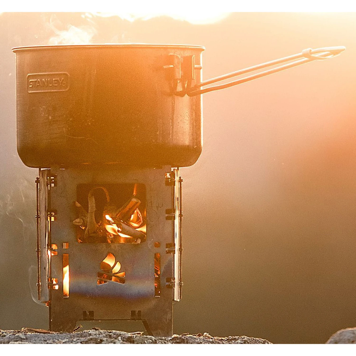 Bushcraft Essentials Bushbox LF Titanium - Hobo-Kocher - Image 10