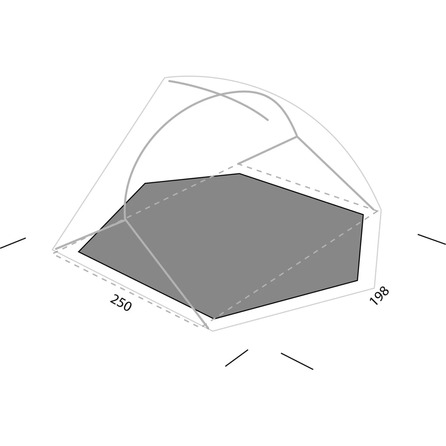 EXPED Lyra III Footprint - Zeltunterlage - Image 2