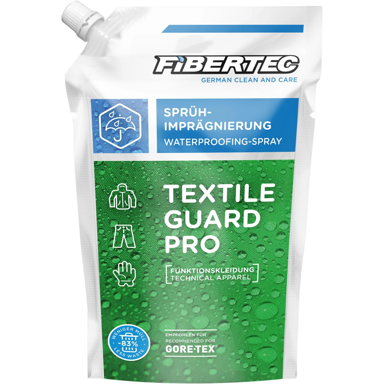 FIBERTEC Textile Guard Pro 500 Ml - Spray-On Nachfüllpack