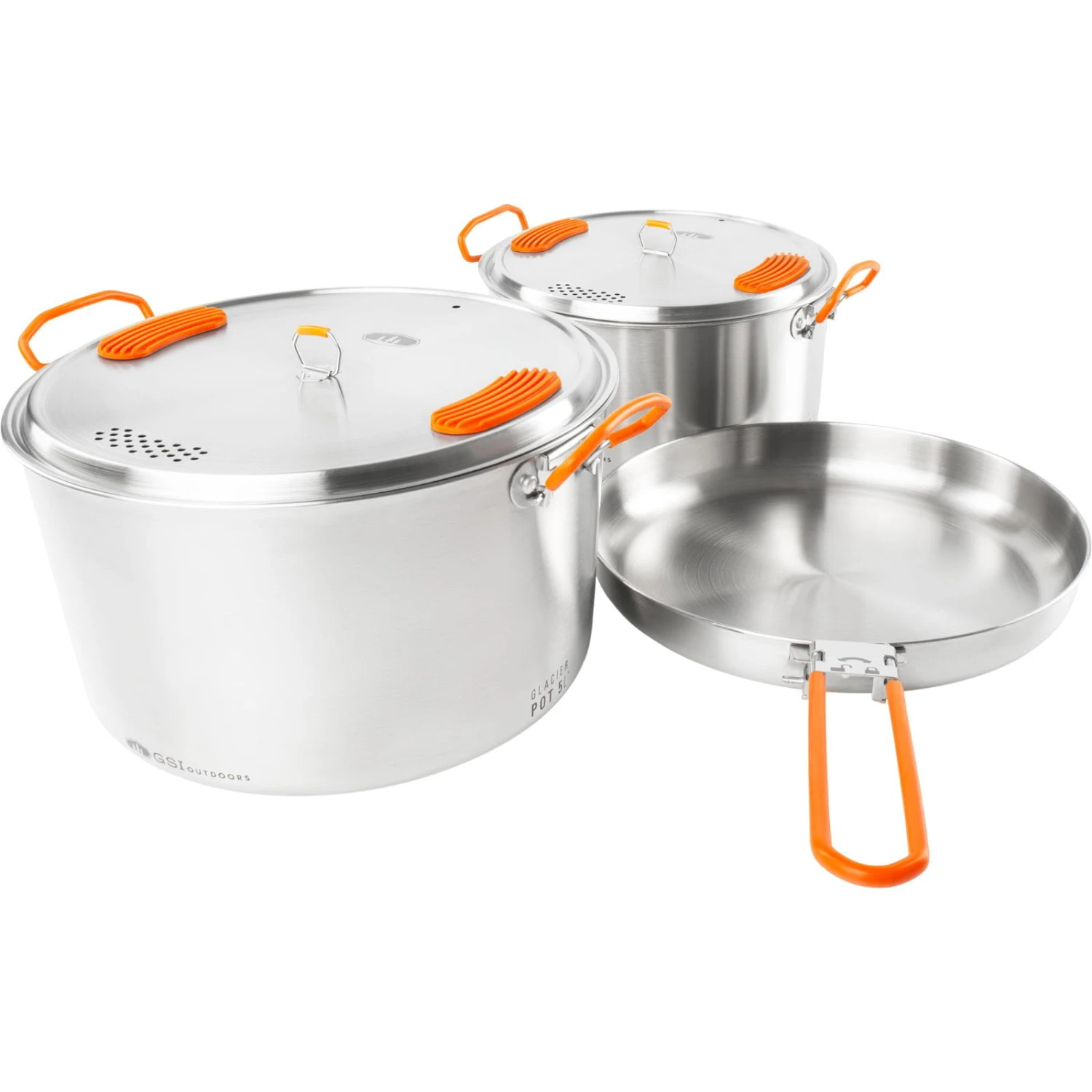 GSI Galcier Stainless Base Camper Large Set - Kochset - Image 12