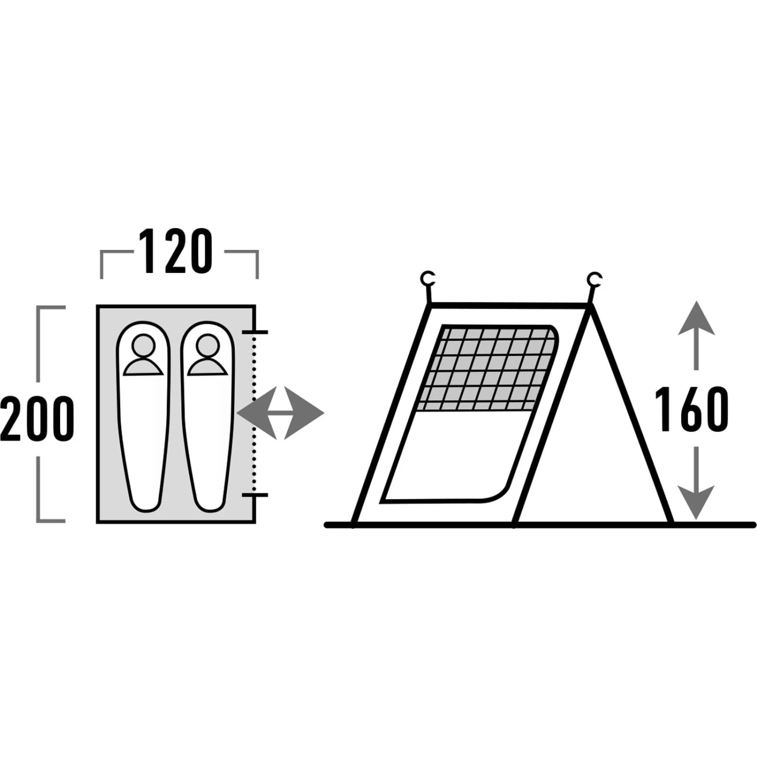 HIGH PEAK Trentino 2.0 Inner - Innenzelt - Image 3