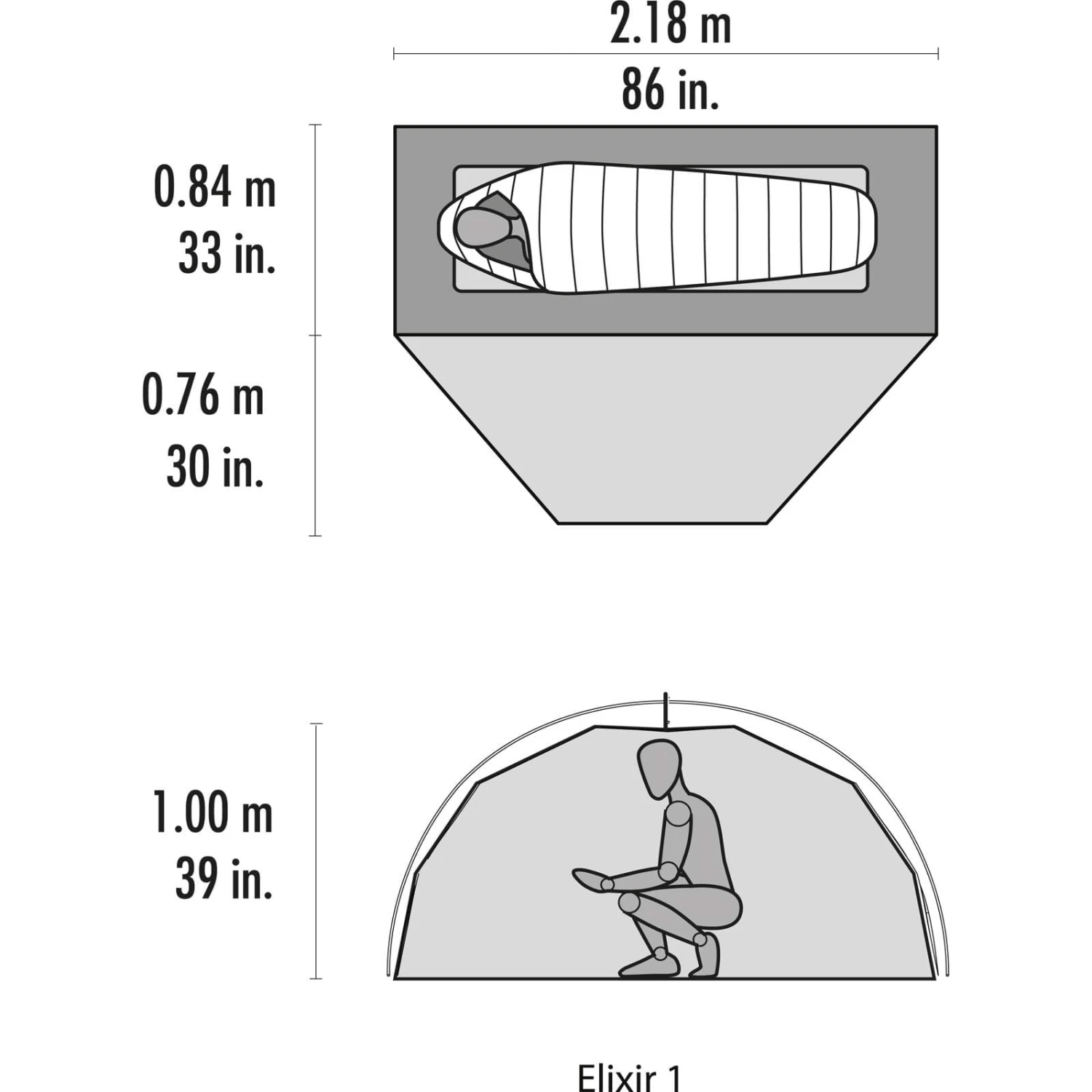 MSR Elixir 1 - Ein-Personen-Zelt - Image 6