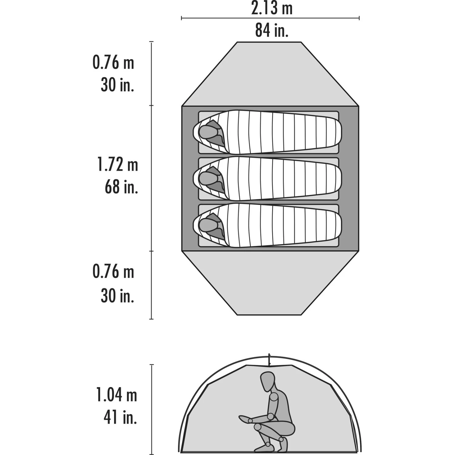 MSR Elixir 3 - Drei-Personen-Zelt - Image 3