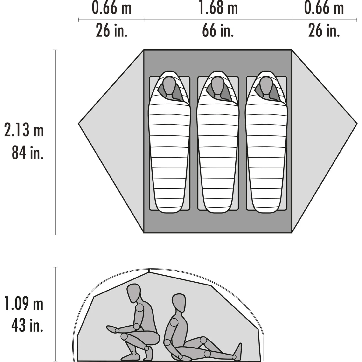 MSR FreeLite 3 V3 - 3 Personen Zelt - Image 4