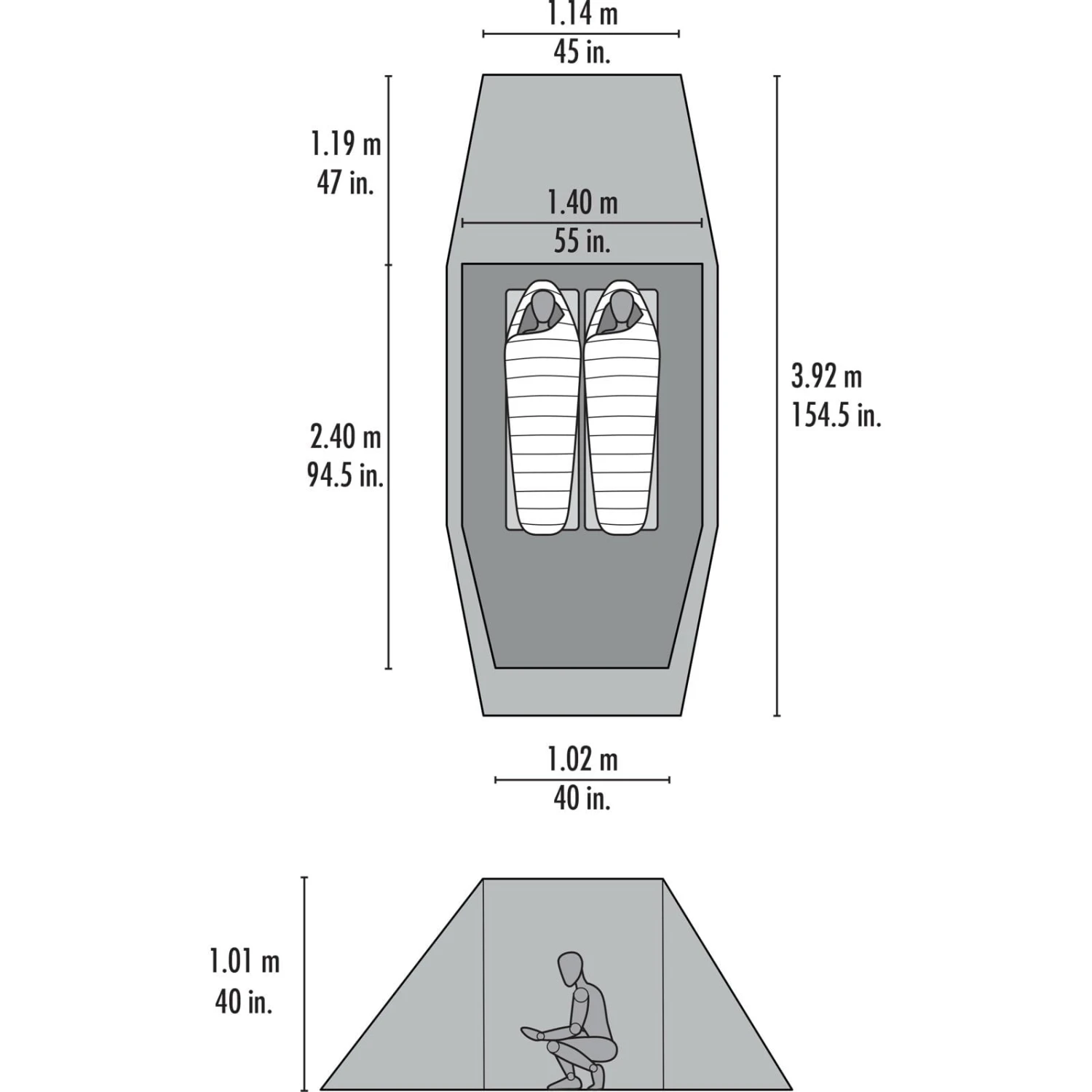 MSR Tindheim 2 - Zwei-Personen-Tunnelzelt - Image 4