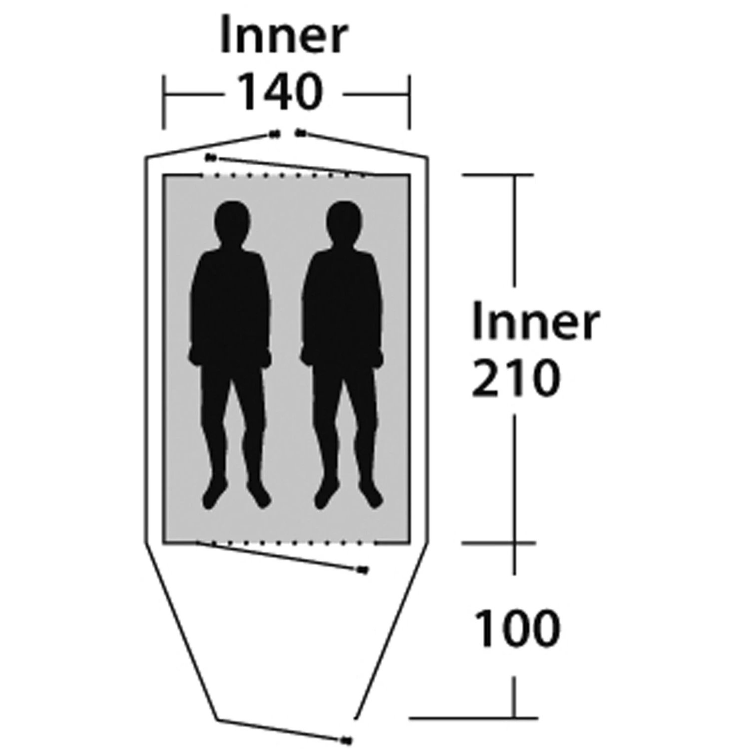 Outwell Cloud 2 - Zwei-Personen-Zelt - Image 3