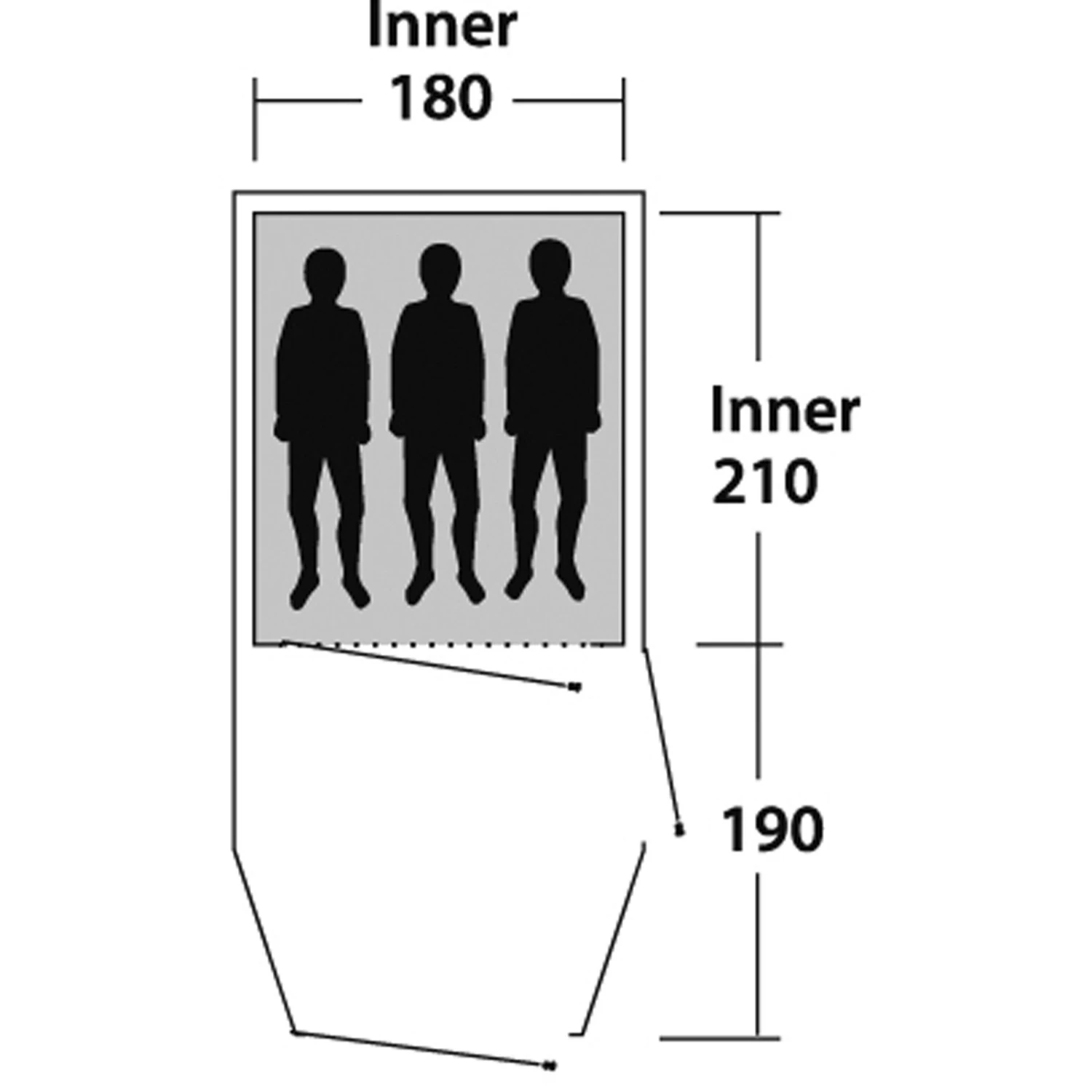 Outwell Earth 3 - Drei-Personen-Tunnel-Zelt - Image 3