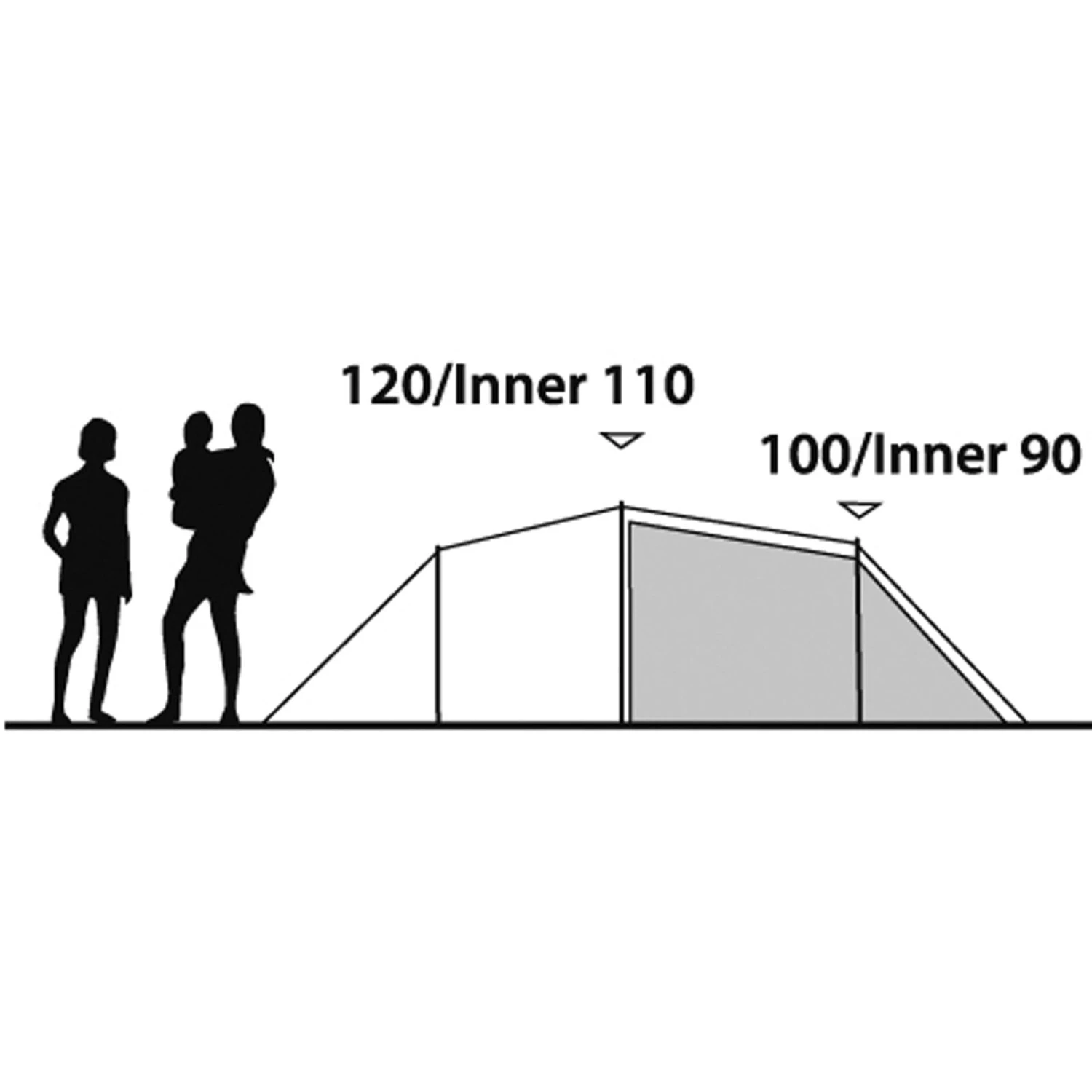 Outwell Earth 3 - Drei-Personen-Tunnel-Zelt - Image 4