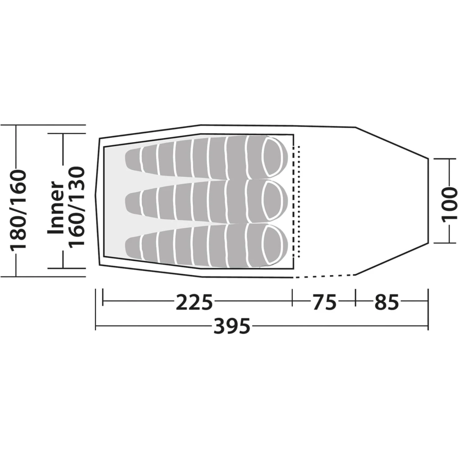 Robens Nordic Lynx 3 - Drei-Personen-Tunnelzelt - Image 14