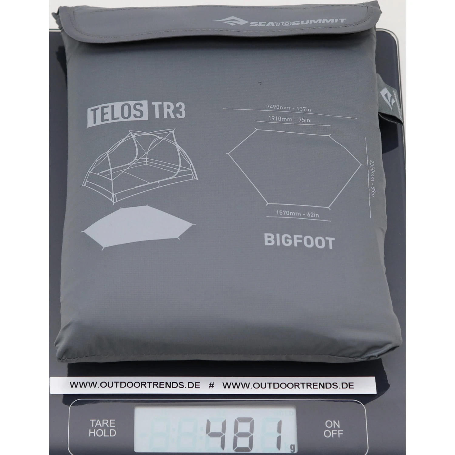Sea To Summit Bigfoot Footprint Telos TR3 + Telos TR3 Plus - Zeltunterlage - Image 2