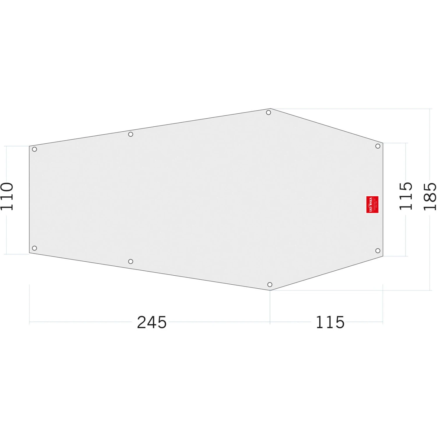 Tatonka Floor Sheet PE Narvik 3 - Zeltunterlage