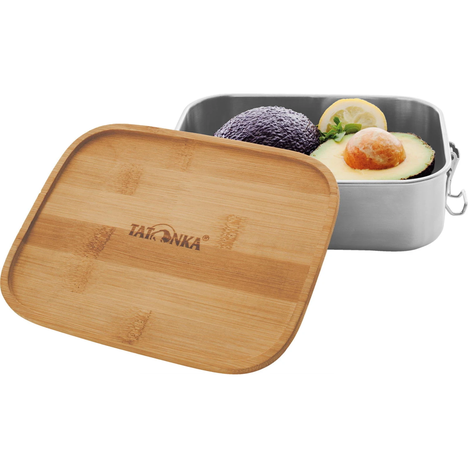 Tatonka Lunch Box I Bamboo 1000 Ml - Edelstahl-Proviantdose - Image 3