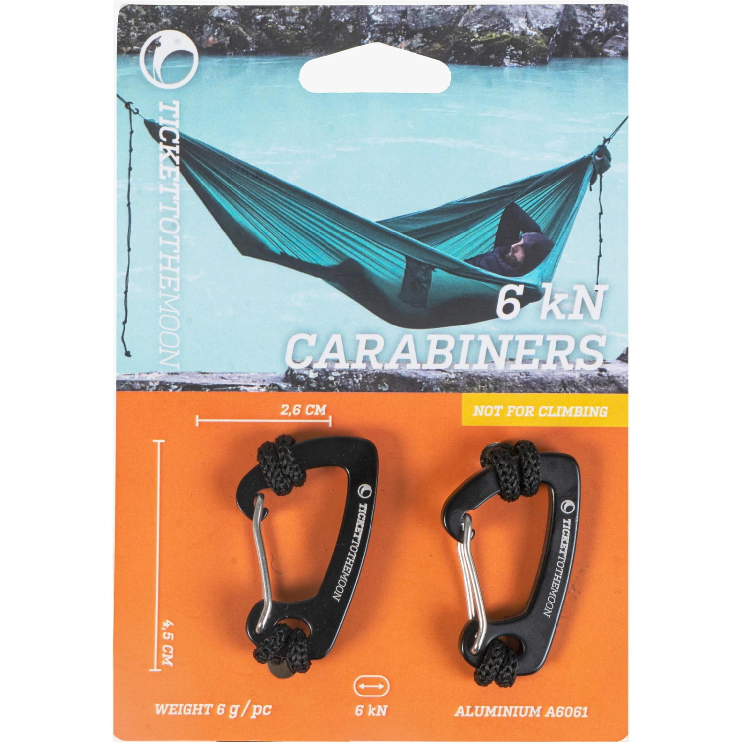 TICKET TO THE MOON Karabiner 6 KN - Hängemattenkarabiner - Image 2