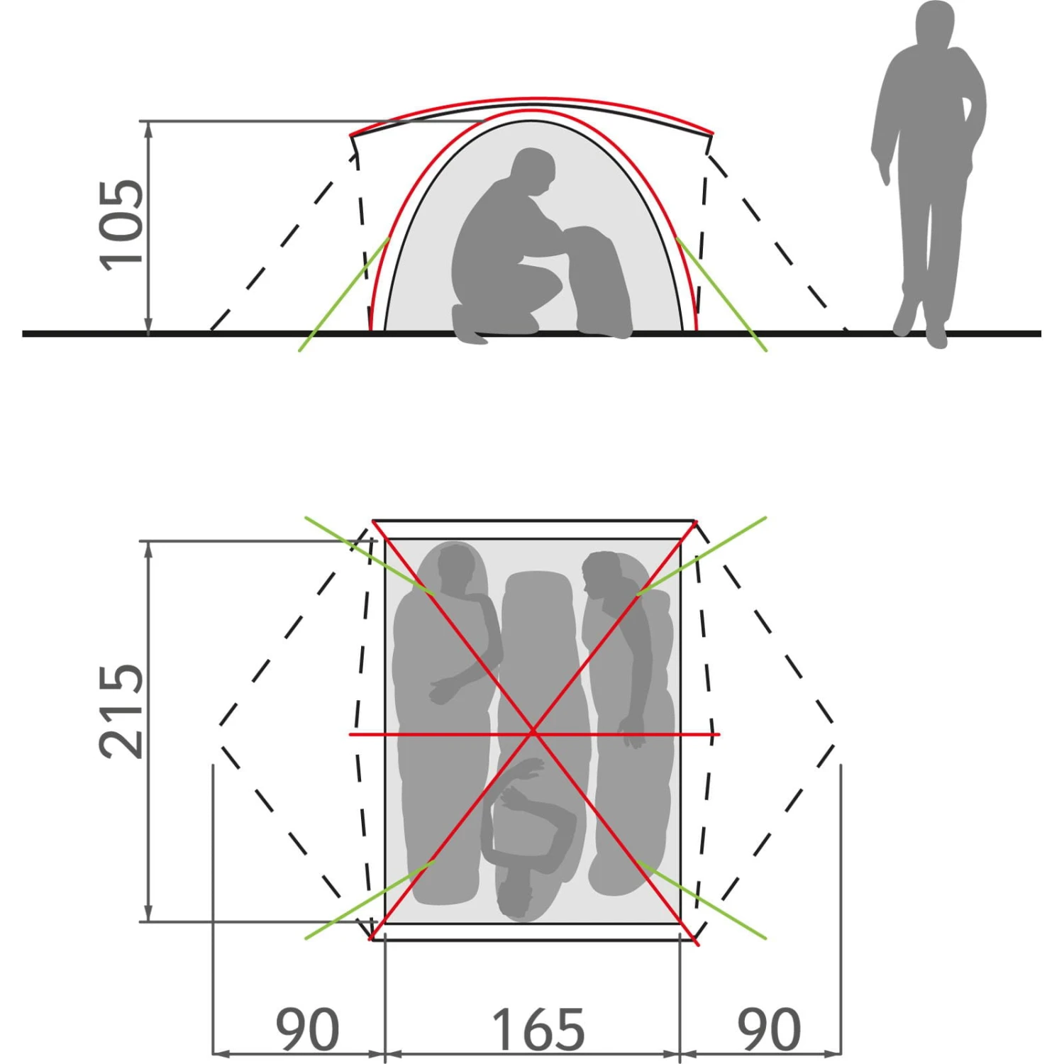 VAUDE Campo 3P - Drei-Personen-Zelt - Image 4