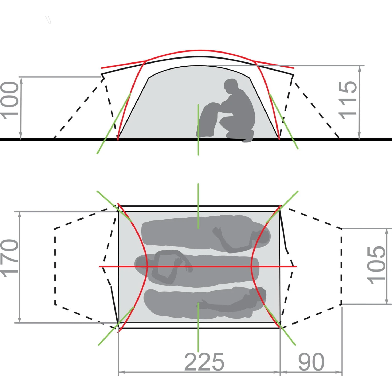 VAUDE Mark 3P - Winterzelt - Image 2
